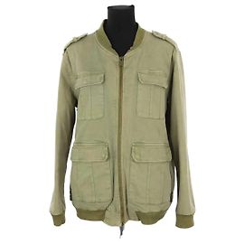 Chaqueta Anine Bing de algodón caqui L Caqui