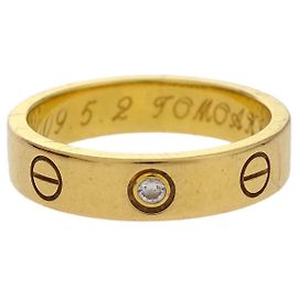 Cartier Love Ehering 1 Diamant 18K Roségold mit Diamant Golden