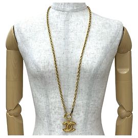 Collar de cadena GP con motivo Coco Mark de CHANEL Dorado