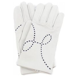 Hermès Guanti Grigi Caldi Hermes Marrone