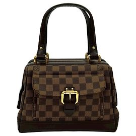 Louis Vuitton Knightsbridge Damier Lederhandtasche Braun