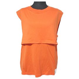 Autre Marque Camiseta sin mangas de algodón HYKE Naranja
