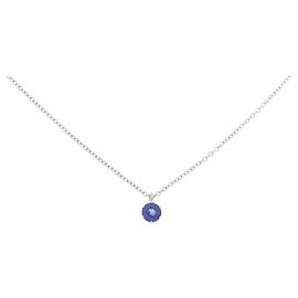 Autre Marque Collier en saphir et or blanc Au750 Argenté