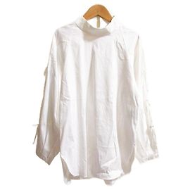 Autre Marque Blusa con maniche a nastro Blenheim Bianco