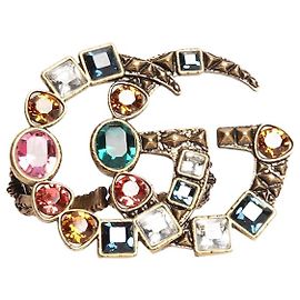 Gucci Multi Marmont gemstone double ring Multiple colors