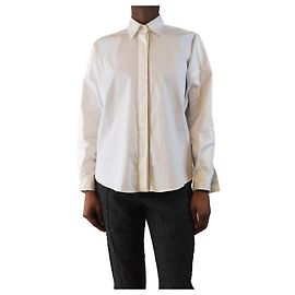 Brunello Cucinelli Camicia di cotone bianca - taglia XS Bianco