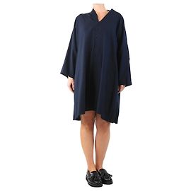 Autre Marque Navy blue button-front dress - size M Navy blue