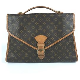 Bolso Beverly Monogram Louis Vuitton Castaño