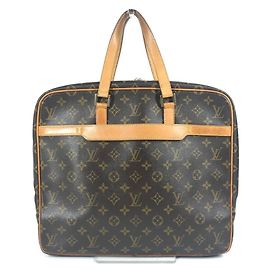 Sac à main Porte-Document Pegasus Monogram Louis Vuitton Marron