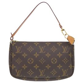 Louis Vuitton Pochette Accessoires Monogram Braun Monogramm