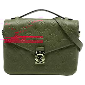 Louis Vuitton-Pochette Metis Monograma Empreinte Vermelha Louis Vuitton-Vermelho