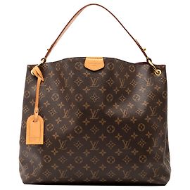 Louis Vuitton Borsa Graceful MM Monogram Marrone Marrone