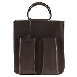 Sac à main Gucci ancien en cuir marron Marron
