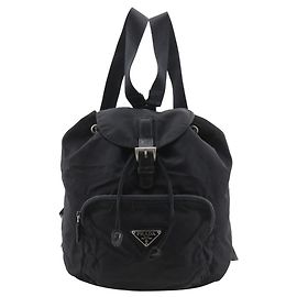 Prada Nylon-Rucksack / Tagesrucksack Schwarz