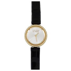 Relógio de quartzo Perlée em ouro amarelo Van Cleef & Arpels Outro