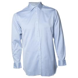 Autre Marque Dunhill camicia in cotone blu Blu