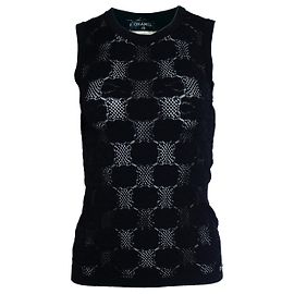 Chanel, top in crochet nero Nero