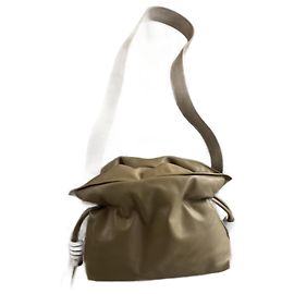 Loewe Flamenco Ledertasche Grau Grau