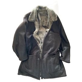 Pierre Cardin Men's Lambskin Leather Coat Brown Camel Brown Camel