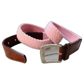 Cinturón Vintage Burberry Rosa