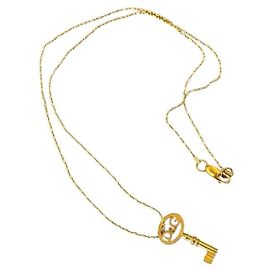 Colar DOLCE & GABBANA em aço dourado com chave 'da felicidade' Dourado