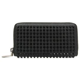Christian Louboutin Panettone Spike Long Wallet Black