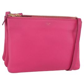 Céline Borsa a tracolla Trio Celine in pelle piccola Rosa