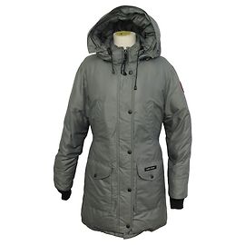 CANADA GOOSE TRILLIUM PARKA MIT KAPUZE 6545L M 40 GRAU Mantel Grau