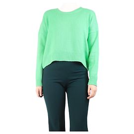 Autre Marque Suéter de cachemira verde - talla S Verde