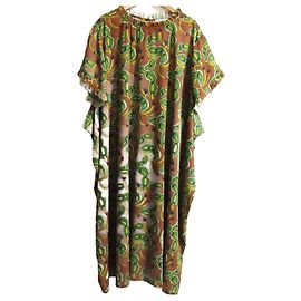 Autre Marque Robe Hoja Grande Jocomomola Marron