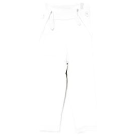 Autre Marque Salopete com suspensórios Johnbull Branco