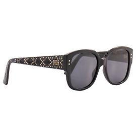 DIOR - Occhiali da sole LadyDiorStuds Dior in plastica nera Nero