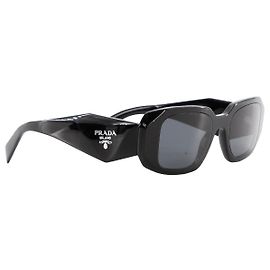 PRADA - Gafas de sol Símbolo Prada en plástico negro Negro