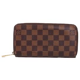 LOUIS VUITTON - Louis Vuitton Zippy wallet in ebony damier canvas Brown