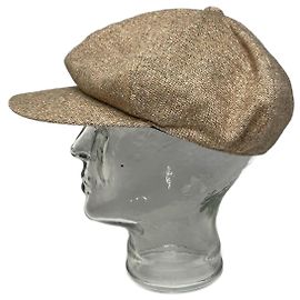 Céline Cappello Beret Vintage Celine Paris Beige Marrone Marrone