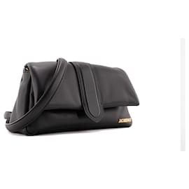 Jacquemus-JACQUEMUS - Sac à bandoulière Le Bambimou Jacquemus en cuir noir-Black