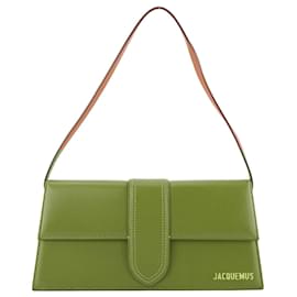 Jacquemus-JACQUEMUS - Sac à épaule Le Bambino Long Jacquemus en cuir marron-Brown
