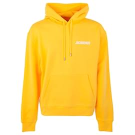 Jacquemus-JACQUEMUS - Le Sweatshirt Jacquemus en coton jaune (XS)-Yellow