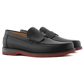 HERMÈS - Mocassini Bob Hermès in pelle nera (T40.5) Nero