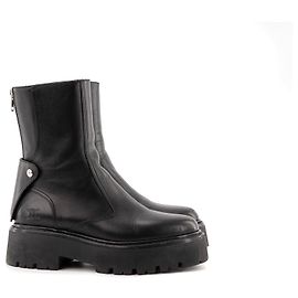 Céline CELINE - Botines Bulky Celine en Cuero Negro Liso (T36) Negro