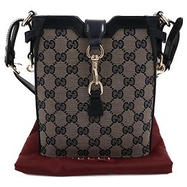 Gucci Mini borsa a secchiello con tracolla Grigio