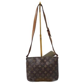 Borsa Musette Tango in tela Monogram Louis Vuitton Marrone