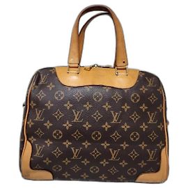 Sac Retiro MM NM en toile Monogram Louis Vuitton Marron Beige