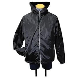 Prada Reversible Windbreaker Jacket Black Polyester Black