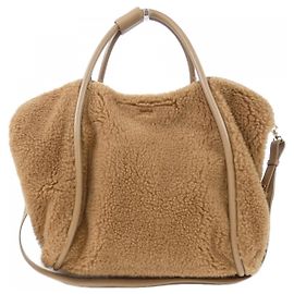 Borsa Teddy Bear T Marine Max Mara Marrone