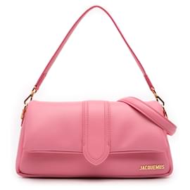 Jacquemus-Jacquemus Pink Padded Lambskin Le Bambimou Satchel-Pink
