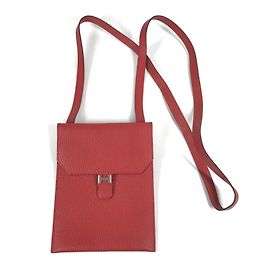 Borsa a Spalla Amélie Pochette Hermès Rosso