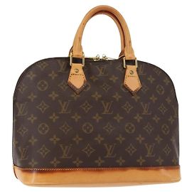 Borsa Alma Louis Vuitton in tela Monogram PM Marrone