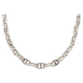 Hermès Hermes Chaine d'Ancre Necklace Silvery