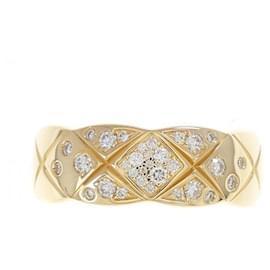Chanel-Chanel Coco Crush Medium Yellow Gold Band Ring-Golden